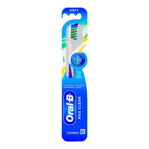Oral-B Max Clean Toothbrush 1's Soft #0M201