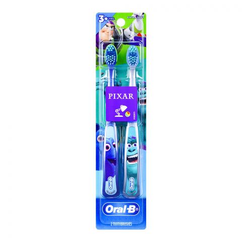 Oral-B Pixar Toothbrush, 3+ Years, Pack of 2,  Extra Soft, #0K003