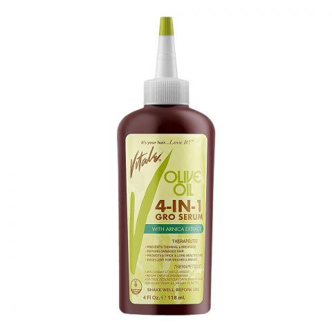 Vitale Olive Oil 4-In-1 Hair Growth Serum With Arnica, 118ml