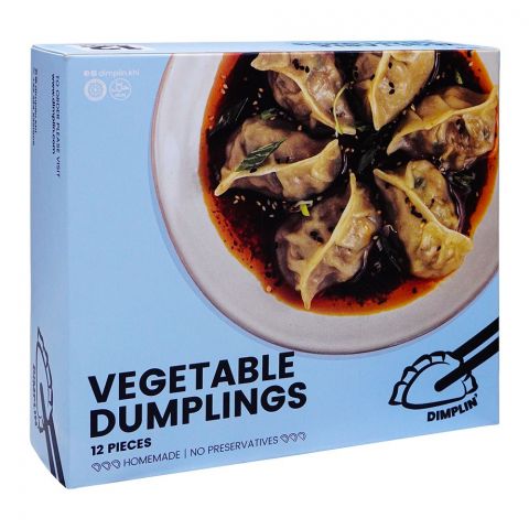 Dimplin Vegetable Dumplings With Chilli Crisp, 12-Pack