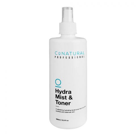 CoNatural Professional Hydra Mist & Toner, Facial Toner, 500ml