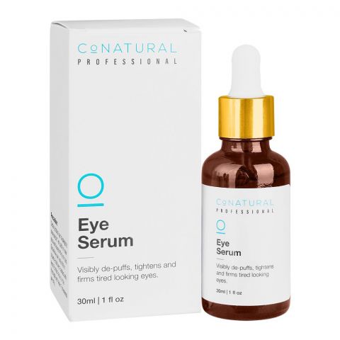 CoNatural Professional Eye Serum For Visibly de-puffs, tightens, and firms tired-looking eyes, 30ml