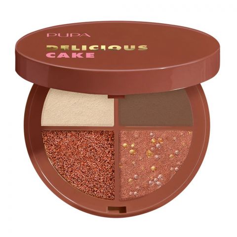 Pupa Delicious Cake Fragrance Cookie Scented Eyeshadow Palette, 001