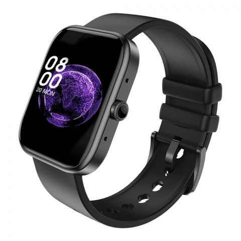 Zero Ignite Advanced Bluetooth Calling, 1.83" TFT HD Display, Black Strap, Zinc Alloy BT Calling, Smart Watch