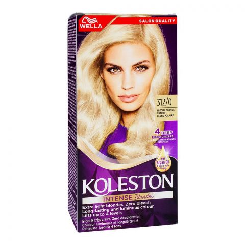 Wella Koleston Intense Blondes Hair Color, 312/0 Special Blonde Natural