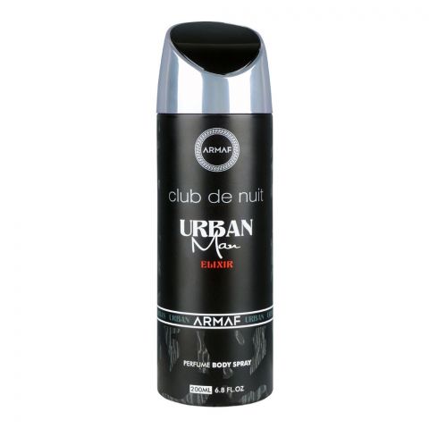 Armaf Club De Nuit Urban Man Elixir Perfume Body Spray, Deodorant For Men, 200ml