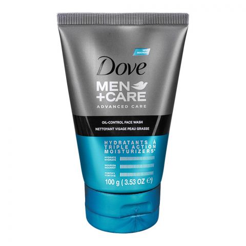Dove Men+Care Advanced Care Oil Control Face Wash, 100g