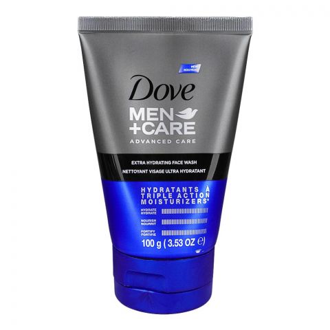 Dove Men+Care Advanced Care Extra Hydrating Face Wash, 100g