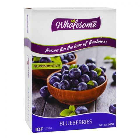 Wholesome Foods Blue Berries, 300g
