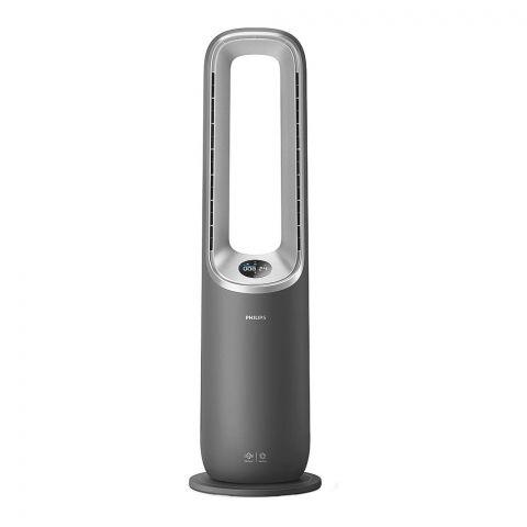 Philips 8000I Series Air Performer 3in1 Air Purifier, Fan & Heater, Removes 99.97% of Allergens and Pollutants in Rooms up to 70m², HEPA Filter, Smart Sensors, Alexa, App, Quiet & Energy Efficient, AMF870/35