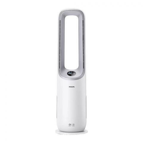 Philips 7000I Series Air Performer 2in1 Air Purifier & Fan, Removes 99.97% of Allergens and Pollutants in Rooms up to 70m², HEPA Filter, Smart Sensors, Alexa, App, Quiet & Energy Efficient, AMF765/30