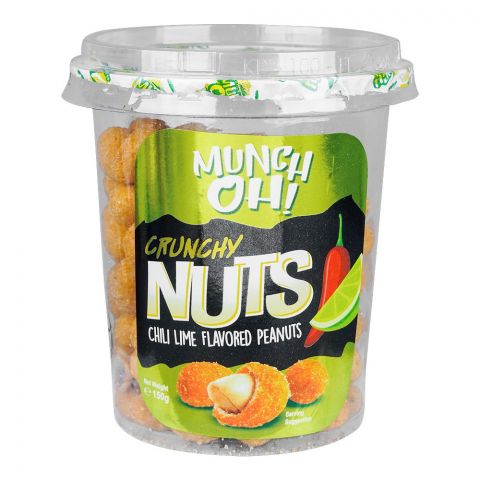 Munch Oh Crunchy Nut's Chilli Lime Peanuts, 150g