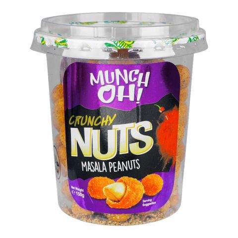 Munch Oh Crunchy Nut's Masala Peanuts, 150g