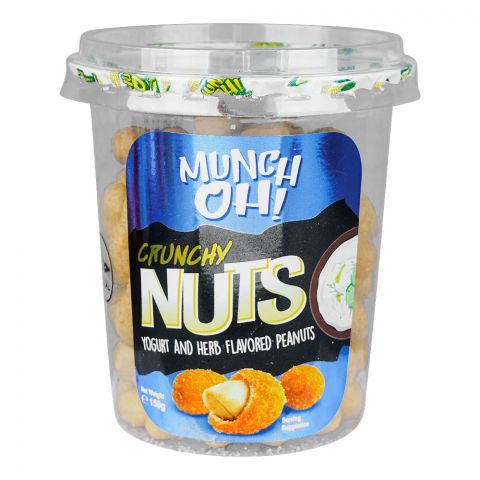 Munch Oh Crunchy Nut's Yogurt & Herb Peanuts, 150g