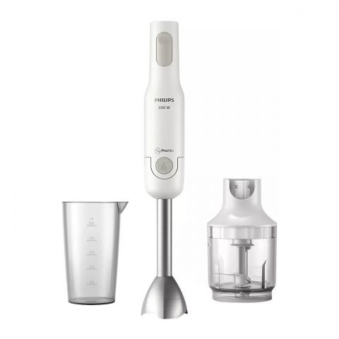 Philips Pro Mix Hand Blender With Beaker And Compact Chopper, 650W, HR-2535/01