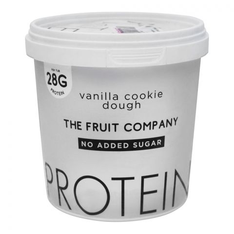 The Fruit Company Vanilla Cookie Dough, No Added Sugar, Natural Ice Cream, 480ml