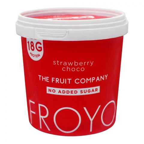 The Fruit Company Strawberry Choco, No Added Sugar, Natural Ice Cream, 480ml