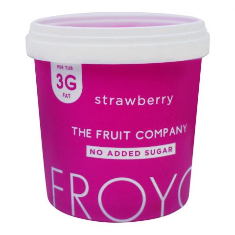 The Fruit Company Strawberry, No Added Sugar, Natural Ice Cream, 480ml