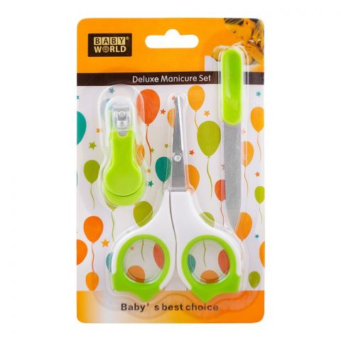 Baby World Deluxe Manicure Set, Green, BW7014