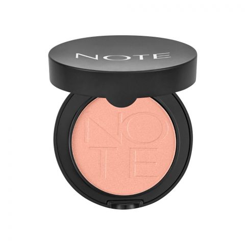 J. Note Luminous Silk Compact Blusher, Argan Oil, For All Skin Types, 5.5g, 12 Rosy Glow