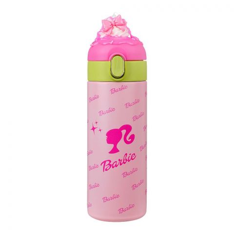 Unicorn Theme Plastic Water Bottle, Leakproof Ideal for Office, School & Outdoor, Pink, SH261