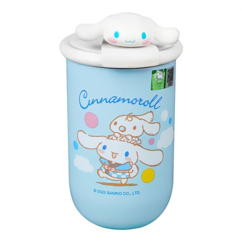 Cinnamoroll Plastic Thermos Cup Cute Water Bottle, Sky Blue, B1234