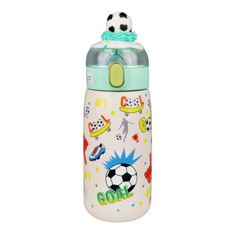 Goal Theme Plastic Water Bottle, Light Green, CA325