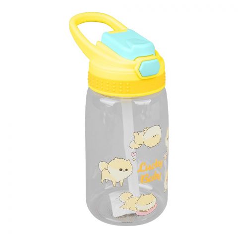 Lucky Baby Plastic Cup Water Bottle, Yellow