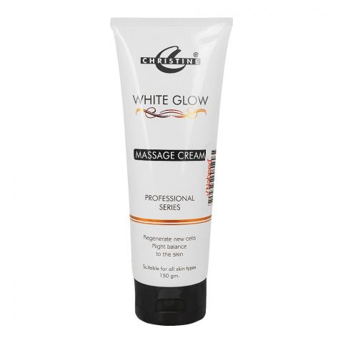Christine White Glow Massage Cream, Regenerate New Cells, Right Balance For All Skin Types, 150gm