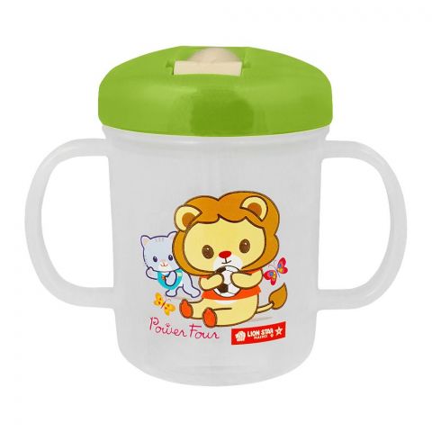 Lion Star Plastic Chise Mug With Handles, Baby Training Sippy Cup, 250ml, GL-71
