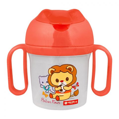 Lion Star Plastic Mimi Mug With Handles, Baby Training Sippy Cup, 300ml, GL-75