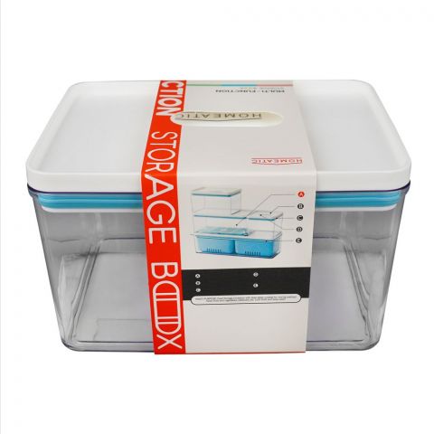Homeatic Transparent Storage Box, 1100ml Capacity, HMT-104