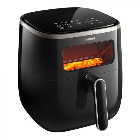 Philips 3000 Series XL Air Fryer, See-through Window, RapidAir Technology, Touch Screen, 14-in-1 Cooking Functions, HD9257/80