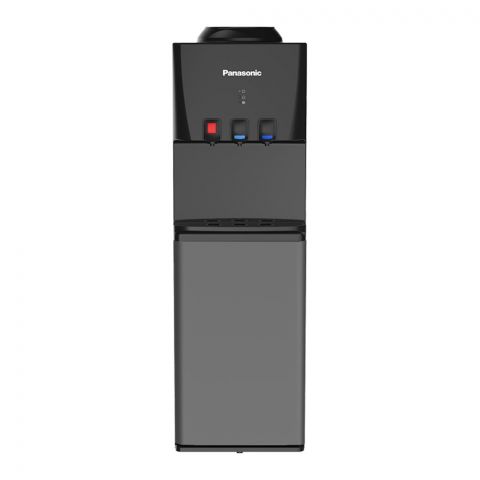 Panasonic Water Dispencer, Stainless Steel Hot Water Tank, 20 Liter Spacious Fridge, Hot, Normal And Cold Water, Black, SDM-WD-3320TG