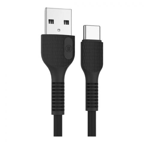 West Point 2.4A Type C Fast Charging Cable  Black  WP-301
