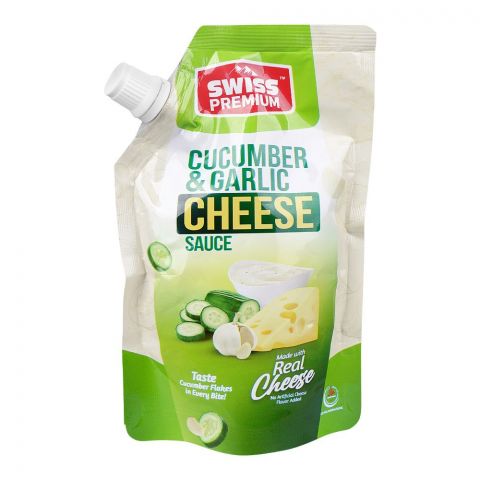 Swiss Premium Cucumber & Garlic Cheese Sauce Pouch, 200g