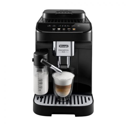 Delonghi Magnifica Evo Automatic Coffee Machine With Manual Latte Crema System, Zero Milk Waste, ECAM290.61.B