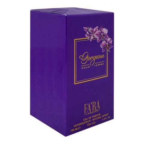 Fa'ra Gorgeous Pour Femme, For Women, Eau De Parfum, 100ml