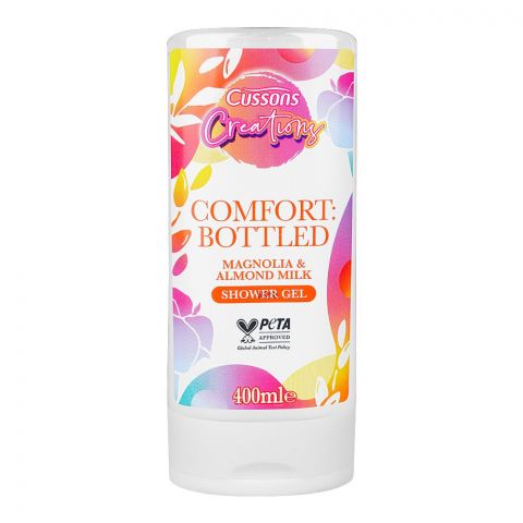 Cussons Comfort Bottled Magnolia & Almond Milk Shower Gel, 400ml