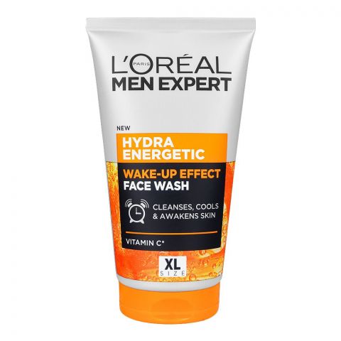 Loreal Men Expert Hydra Energetic Wake-Up Effect Face Wash With Vitamin C, XL Size, 150ml