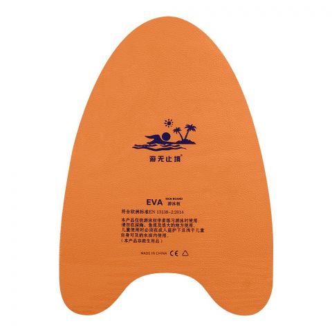 Swimming A Shaped Kickboard, Float Board For Kids & Adults Beginners Training, Safety Swimming, Integrated Hole Handle, Orange, YY-A2