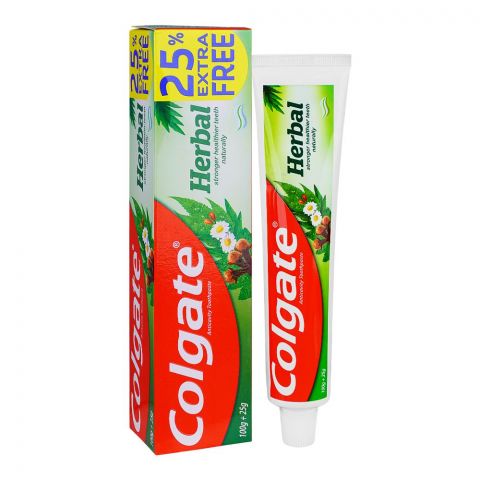 Colgate Herbal Tooth Paste, 100g+25g Extra Free