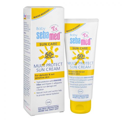 Sebamed Baby PH 5.5 Clinically Tested Sun Care With SPF 50+, For Delicate & Sun Sensitive Skin, 75ml