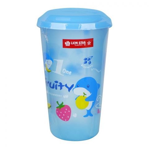 Lion Star Izzy Cup, 450ml Capacity, Blue, GL-68