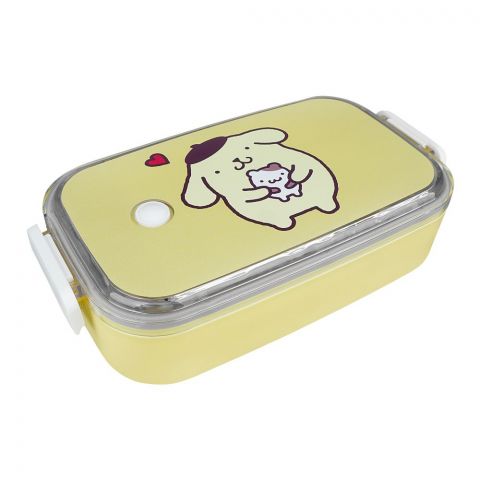 Pompompurin Stainless Steel Seal Insulated Lunch Box, Yellow, Tq29-29