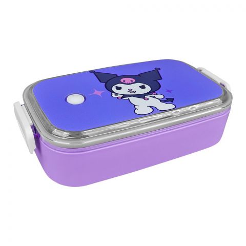 Kuromi Stainless Steel Seal Insulated Lunch Box, Purple, Tq29-29