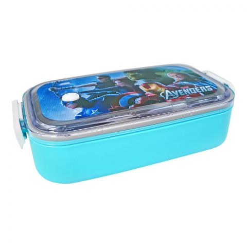 Avengers Stainless Steel Lunch Box, Sky Blue, 0030-K2
