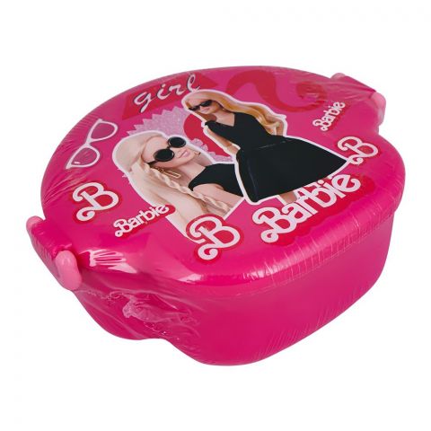 Barbie Plastic Lunch Box, Dark Pink, Tq-Fh1
