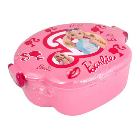 Barbie Plastic Lunch Box, Tea Pink, Tq-Fh1