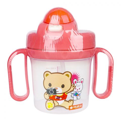 Lion Star Plastic Tora Mug, 300ml Capacity, Pink, GL-76